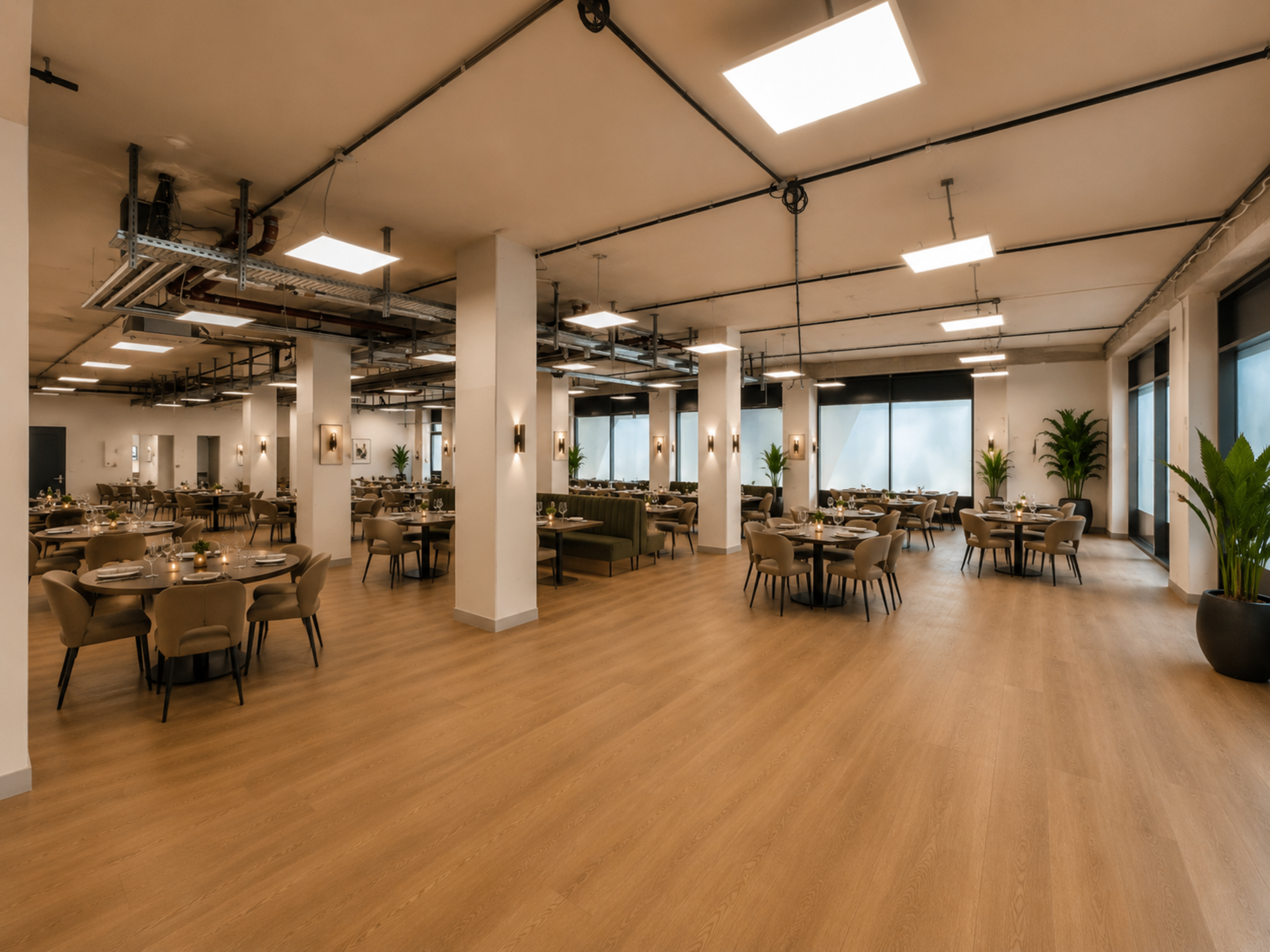 Restaurant virtuell eingerichtet | © Dawonia