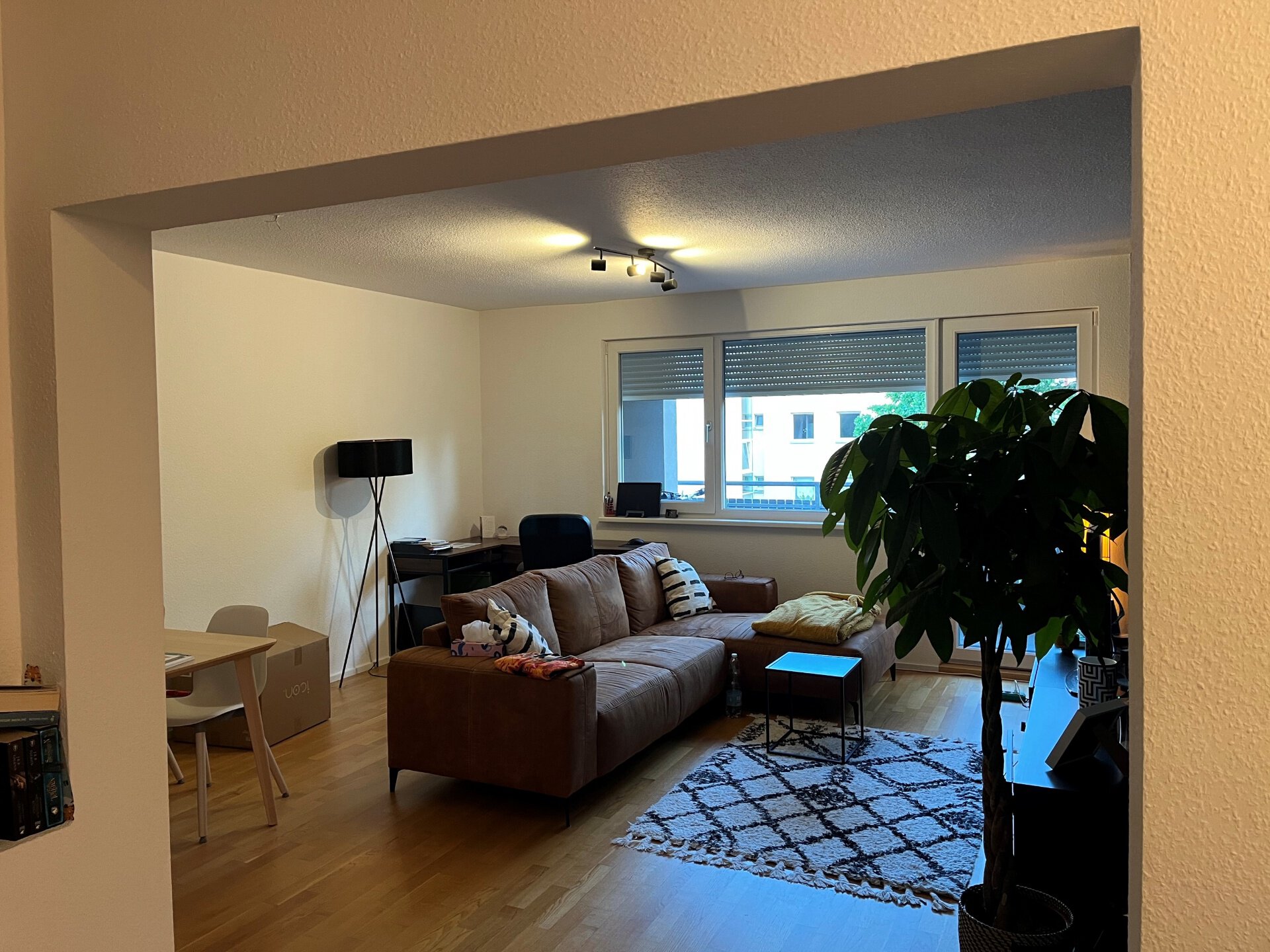 Wohnzimmer (Einrichtung Mietereigentum) | © Dawonia