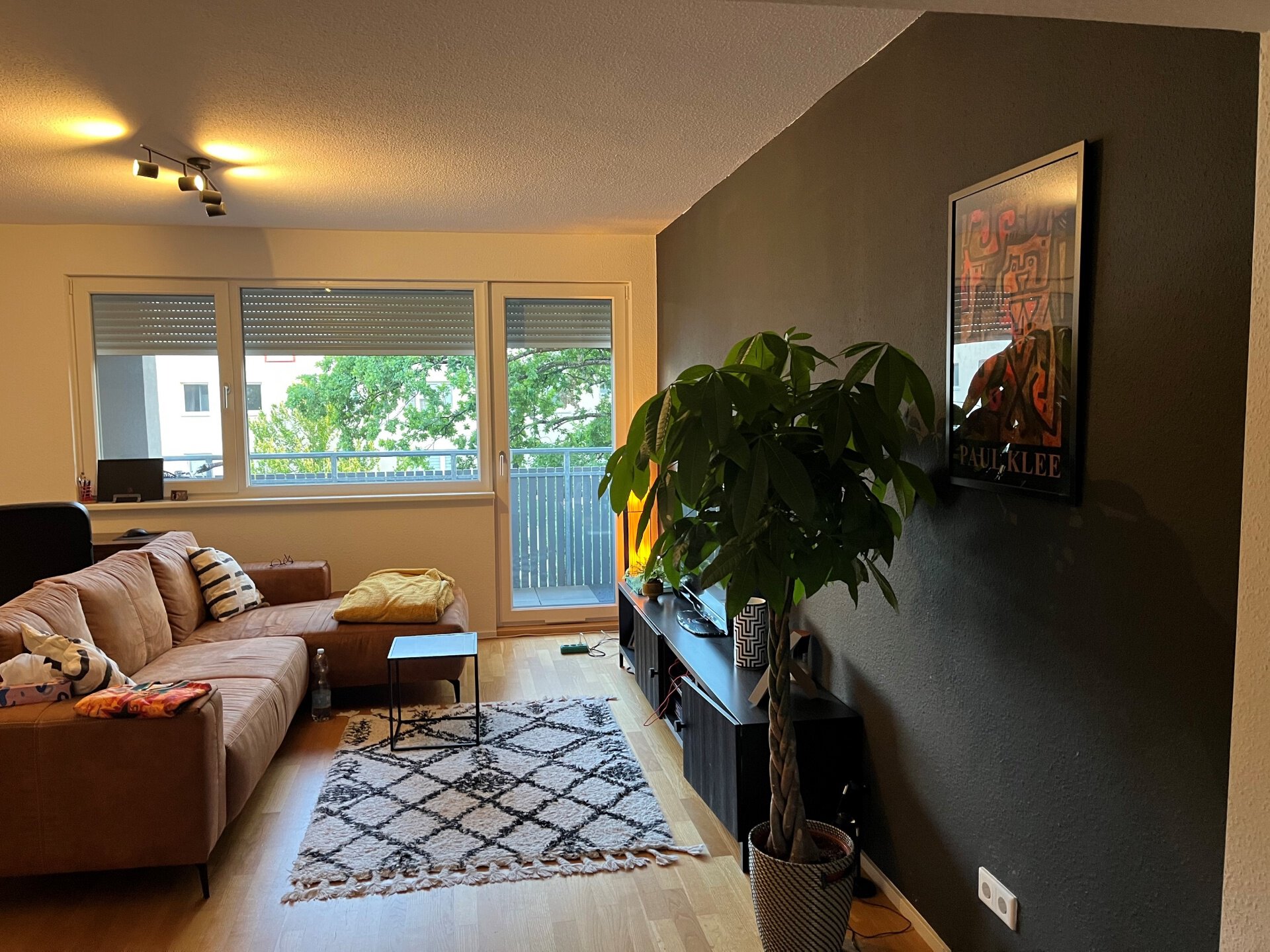 Wohnzimmer (Einrichtung Mietereigentum) | © Dawonia